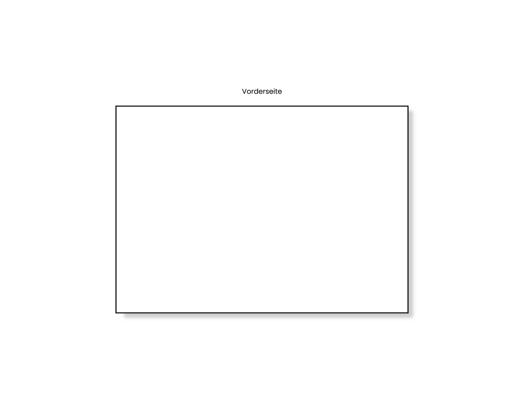 Individualisierbare Postkarte, blanko